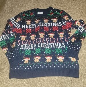 🛑DONATING Festive Christmas Sweater - Navy